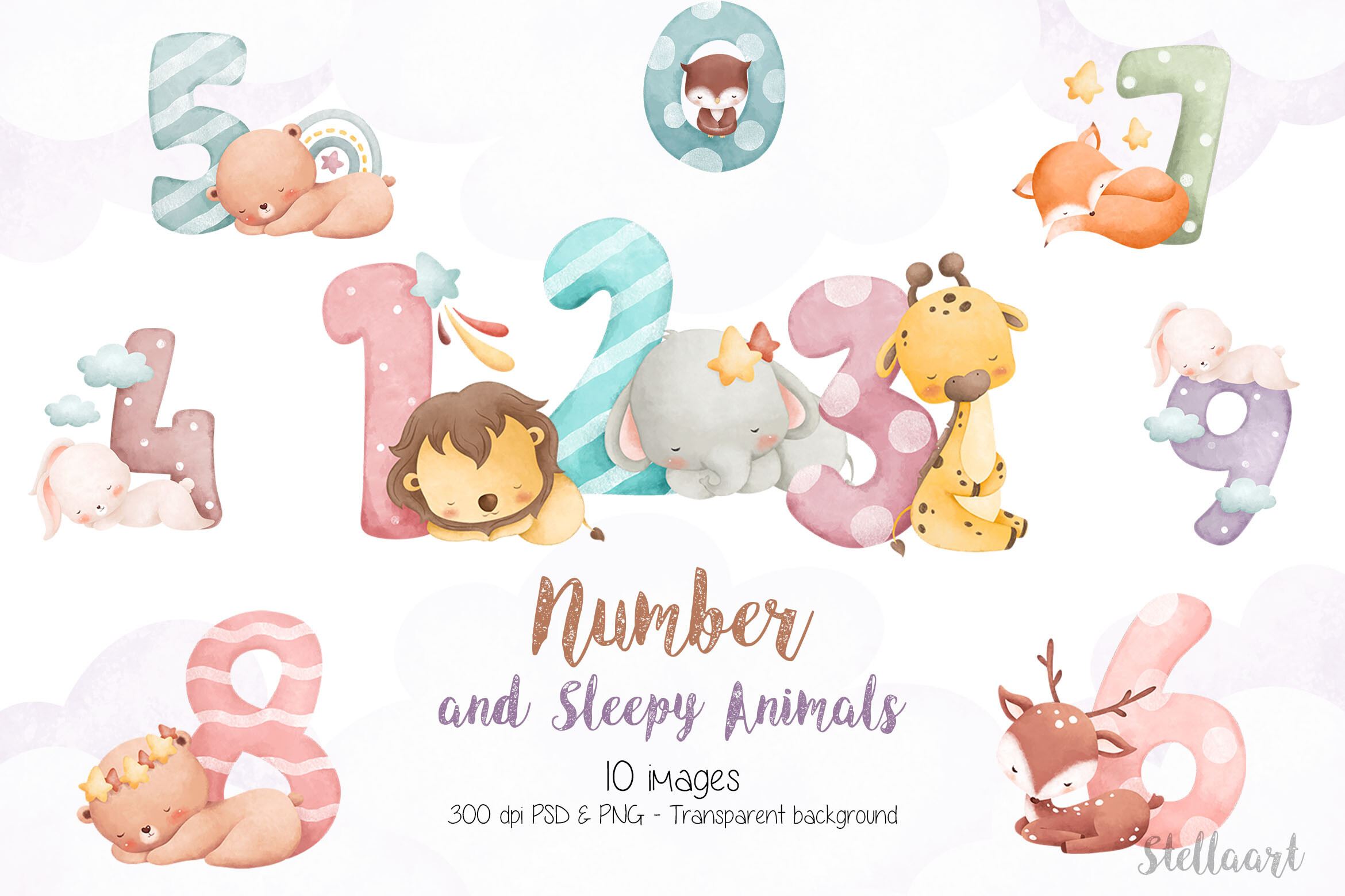Number and Sleepy Animals - photo 1