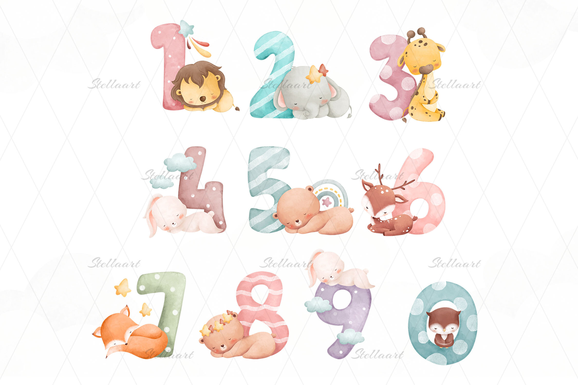 Number and Sleepy Animals - photo 2