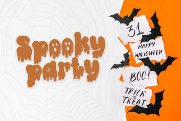 Retro Zombies Font PNG with transparent background - Preview 5