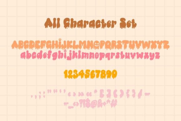 Retro Zombies Font PNG with transparent background - Preview 6