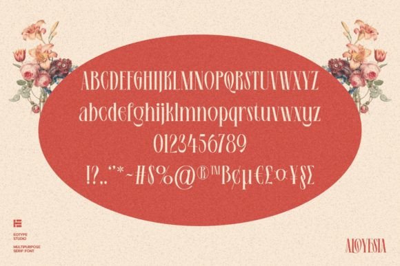 Aloyesia Font - Preview 5