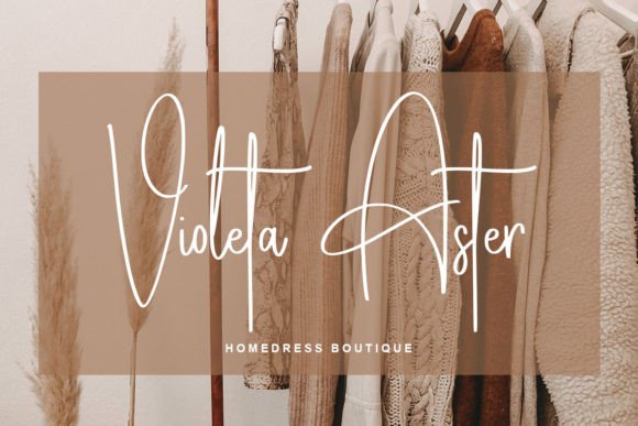 Athalia Signature Font - Preview 2