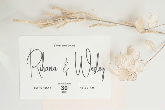 Athalia Signature Font - Preview 4