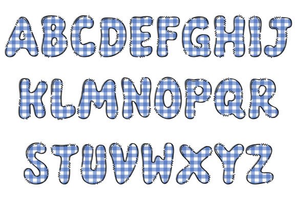 Blue Cloth Font - Preview 1