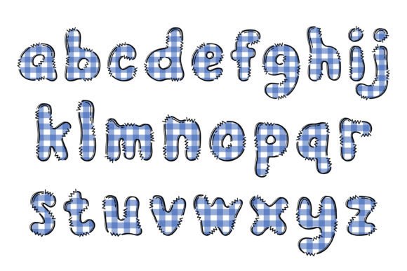 Blue Cloth Font - Preview 2