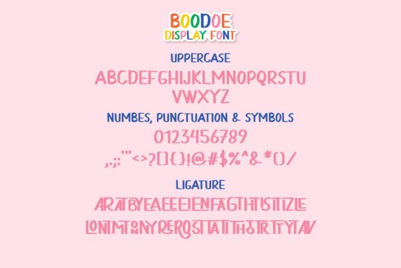 Boodoe Font - Preview 3