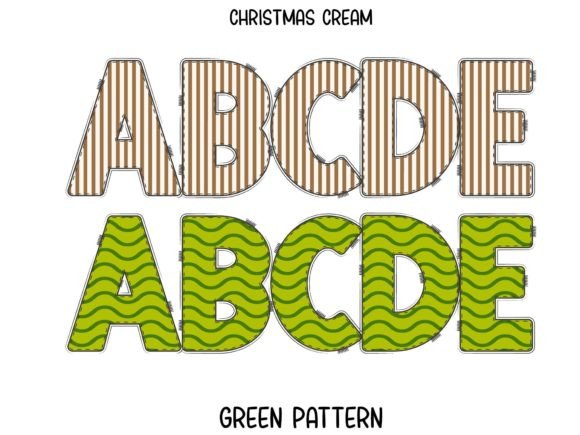 Christmas Cream Font - Preview 3