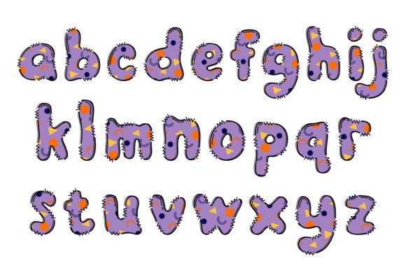 Colorful Geometric Font - Preview 2
