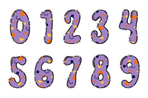 Colorful Geometric Font - Preview 3