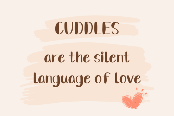 Cuddles Font - Preview 3
