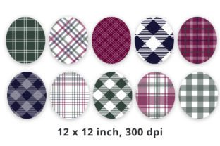 Dark Fall Plaid Digital Paper Graphic by Lemon Paper Lab · Creative Fabrica