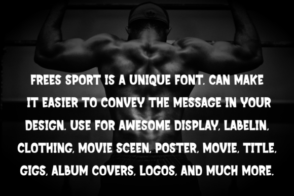 Frees Sport Font - Preview 1