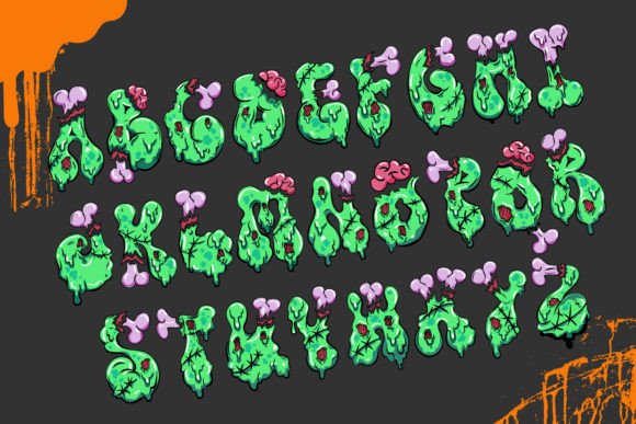 Flesh and Bone Font - Preview 5