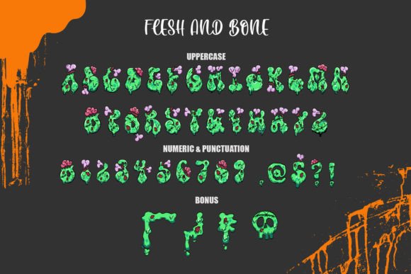 Flesh and Bone Font - Preview 6