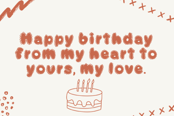 Fluffy Font - Preview 3