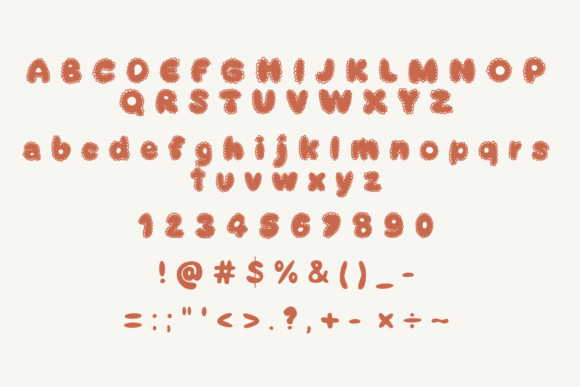 Fluffy Font - Preview 4
