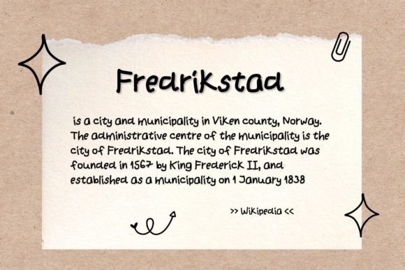 Fredrikstad Font - Preview 1