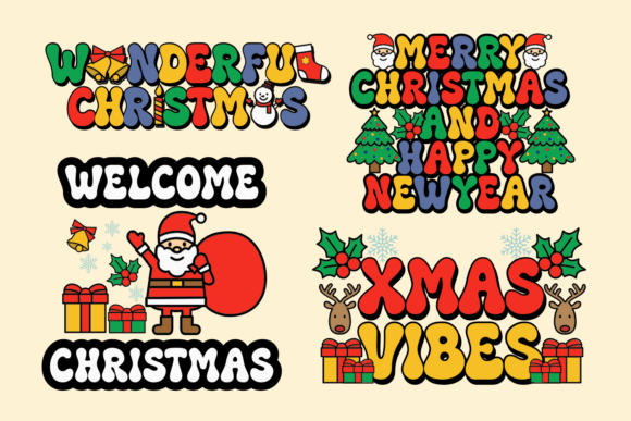 Groovy Santa Font - Preview 4