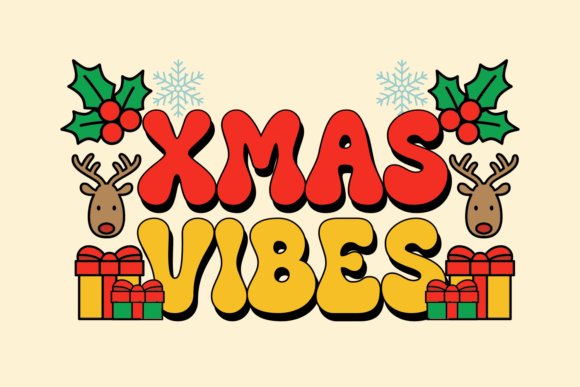Groovy Santa Font - Preview 5