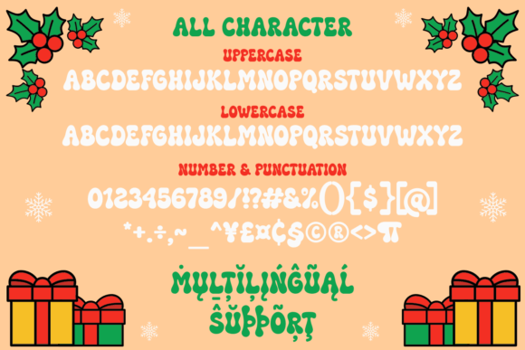 Groovy Santa Font - Preview 6