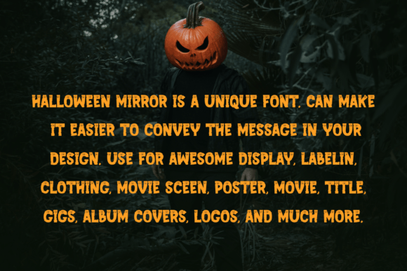 Halloween Mirror Font - Preview 1