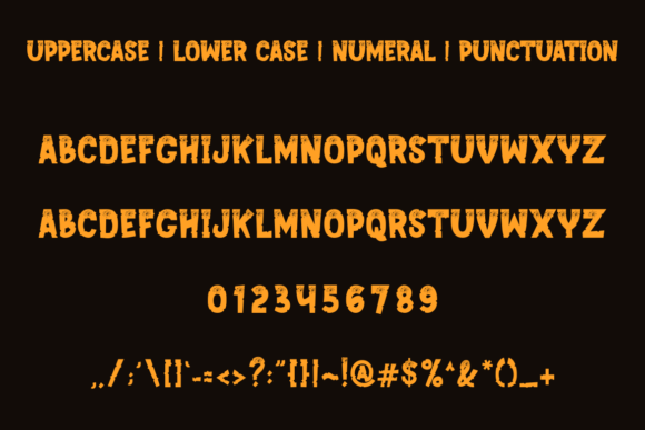 Halloween Mirror Font - Preview 3