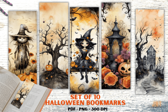 Halloween Bookmarks Printable