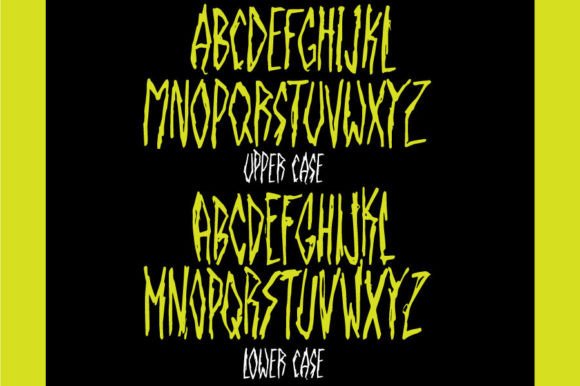 Halloween Ghouls Font PNG with transparent background - Preview 1