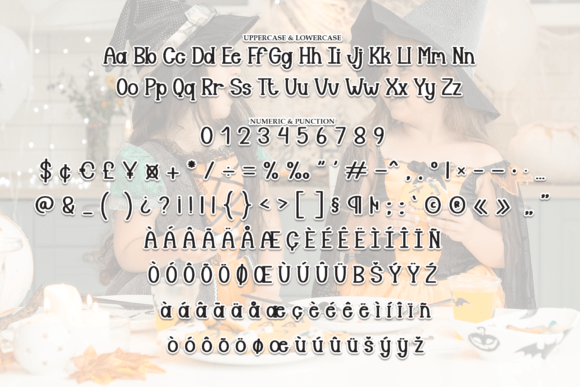 Halloween Mood Font PNG with transparent background - Preview 6