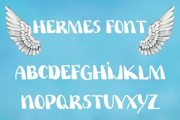 Hermes Font PNG with transparent background - Preview 1