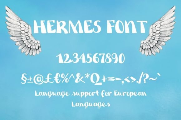 Hermes Font PNG with transparent background - Preview 2