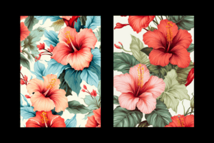 Hibiscus Patterns Graphic by Digital Art Studio · Creative Fabrica