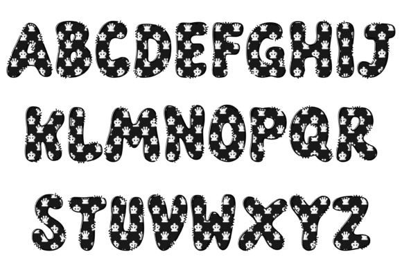 King and Queen Font PNG with transparent background - Preview 1