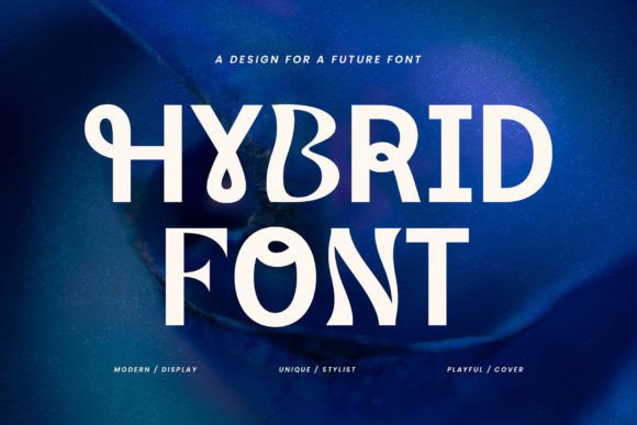 Maniery Hybrida Font PNG with transparent background - Preview 1