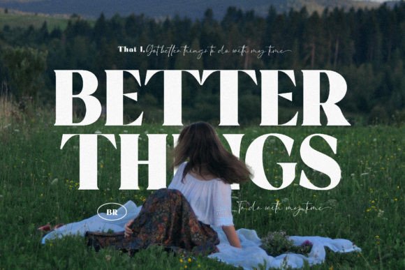 Moving Battyna Font PNG with transparent background - Preview 6