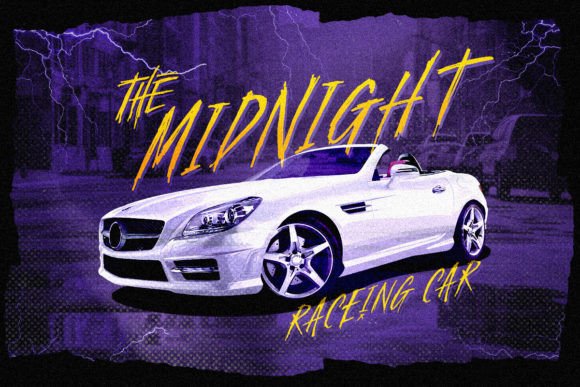 Night Walker Font PNG with transparent background - Preview 2