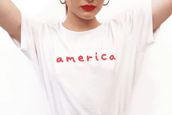 Red Pops Font PNG with transparent background - Preview 1