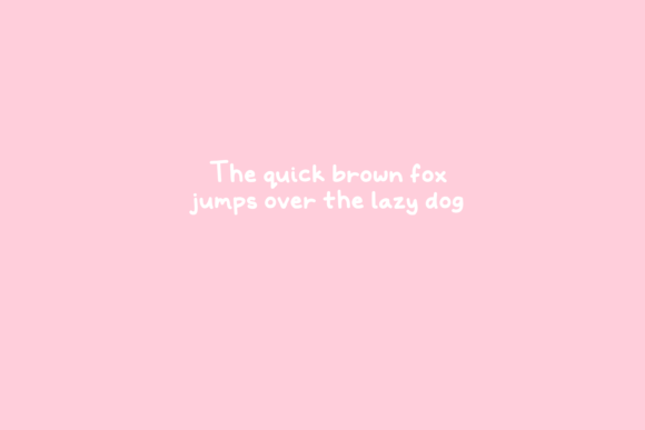 Red Pops Font PNG with transparent background - Preview 3