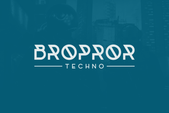 Ropbror Font PNG with transparent background - Preview 1