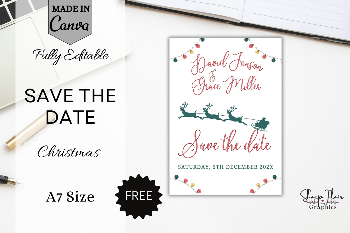 Save the Date | Wedding Card | Canva Graphic by Sharp Flair Graphics ...