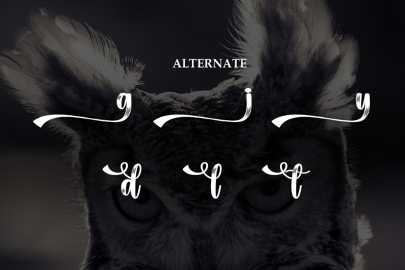 Scowlingly Font PNG with transparent background - Preview 6