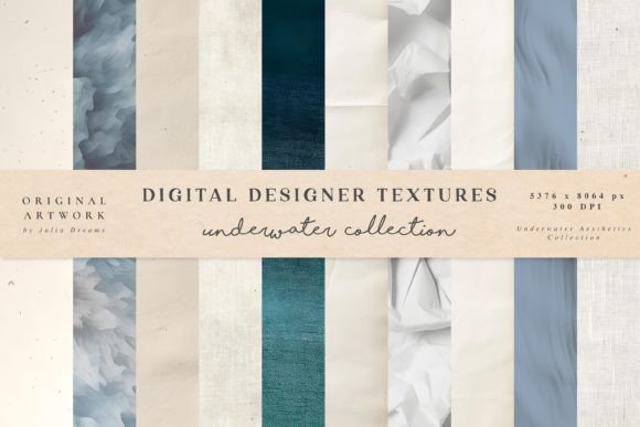 Underwater Textures Background Papers
