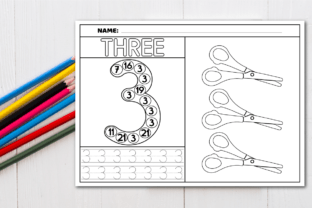 Number Recognition Worksheets | Writing Graphic by MOF92 · Creative Fabrica