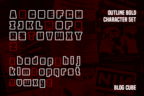 Blog Cube Font - Preview 3