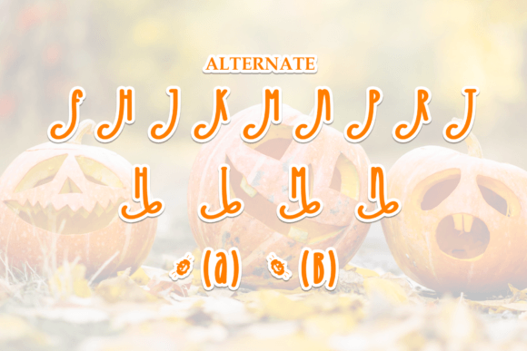 Blonde Pumpkin Font - Preview 6