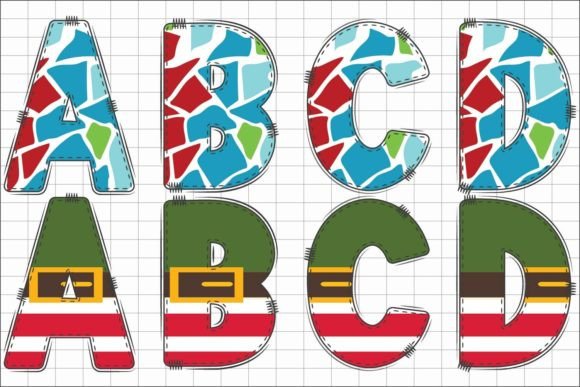 Christmas Doodle Font - Preview 2