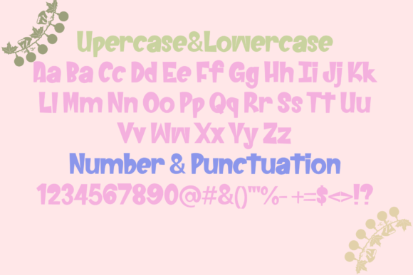 Christmas Stick Font PNG with transparent background - Preview 3