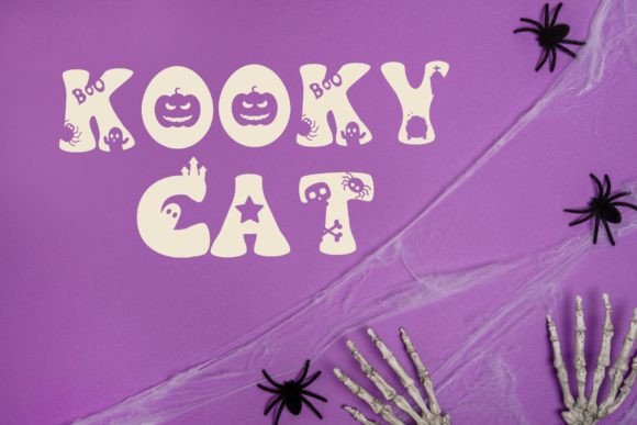 Cute Spooky Font PNG with transparent background - Preview 4