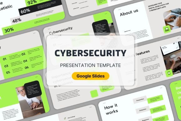 Cyber Security - Google Slides Template Graphic Presentation Templates By Moara