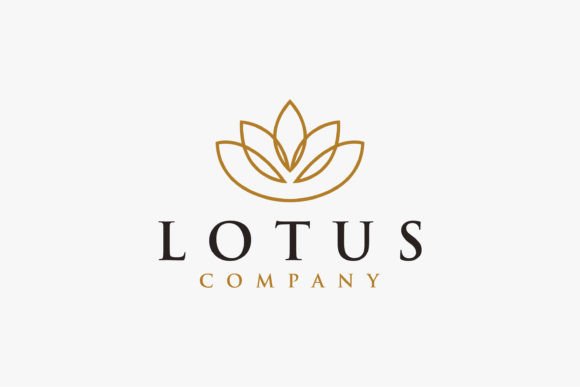 Elegance Lotus Flower Logo Graphic Logos By DOMHOUZE